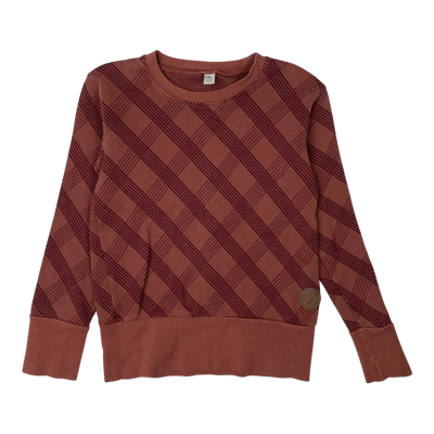 Blaa sweatshirt, brown | 110/116cm