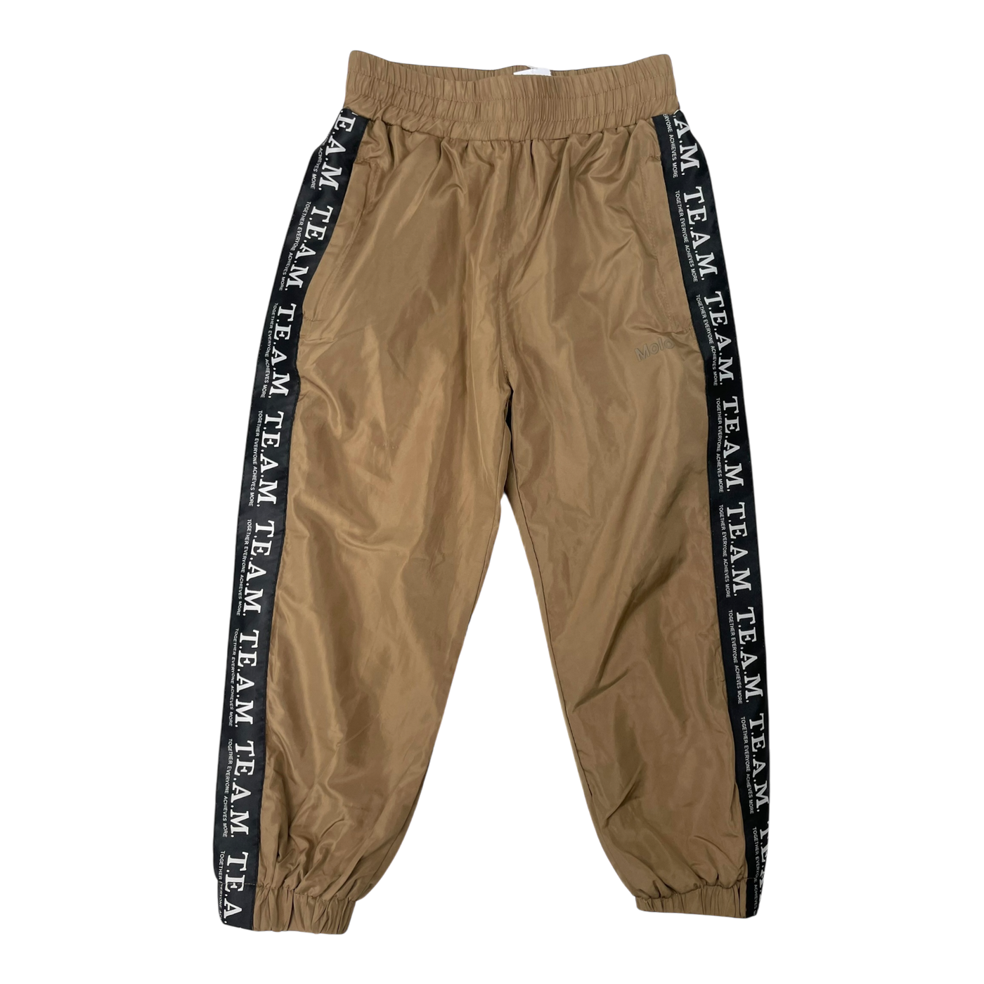 Molo windbreaker pants, brown | 116cm