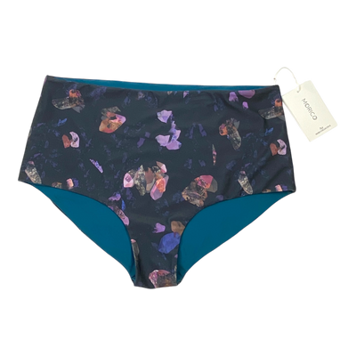 Morico bikini bottoms, purple abstract | woman XXL