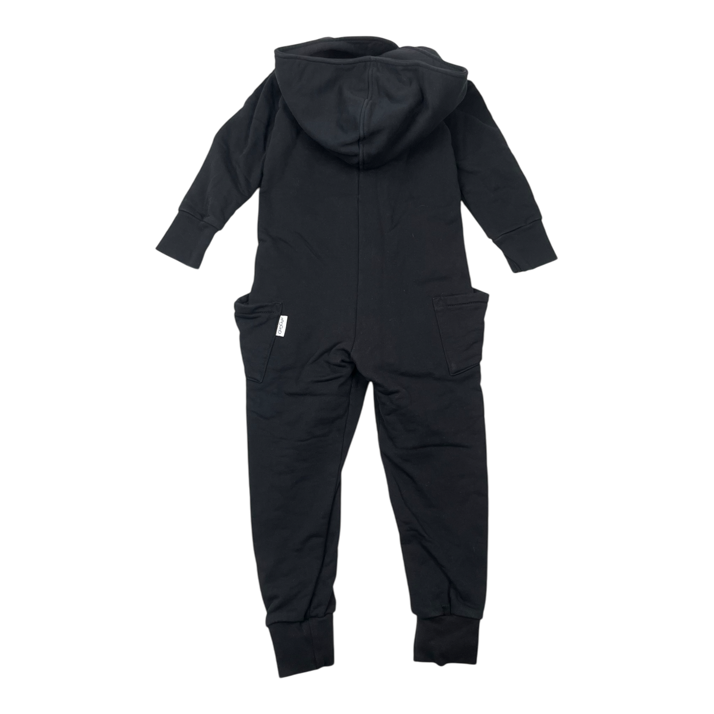 Gugguu sweat jumpsuit, black | 116cm