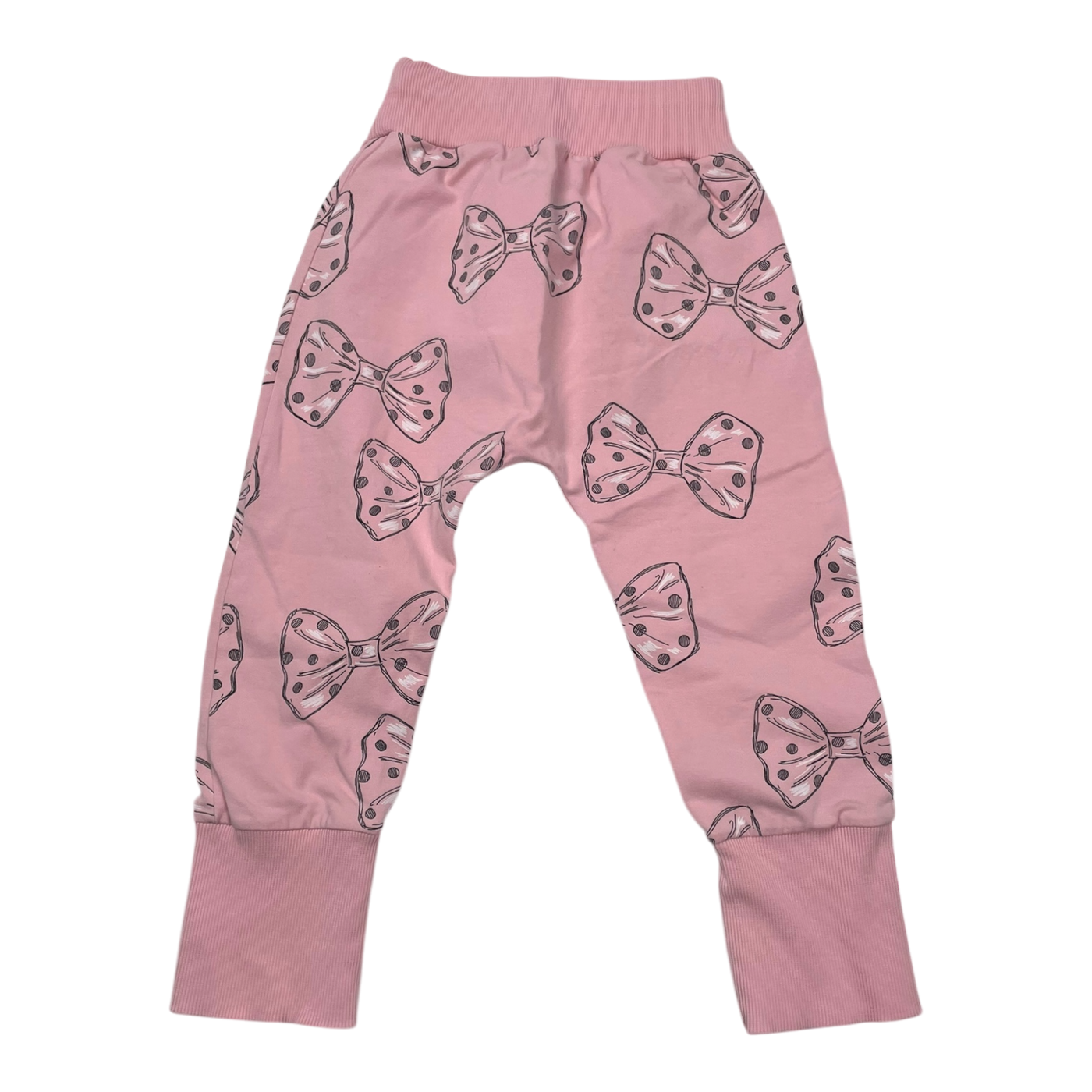 Blaa baby sweatpants, pink bow | 86/92cm