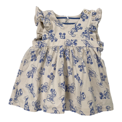 Polarn O. Pyret tricot dress, mickey mouse | 62cm