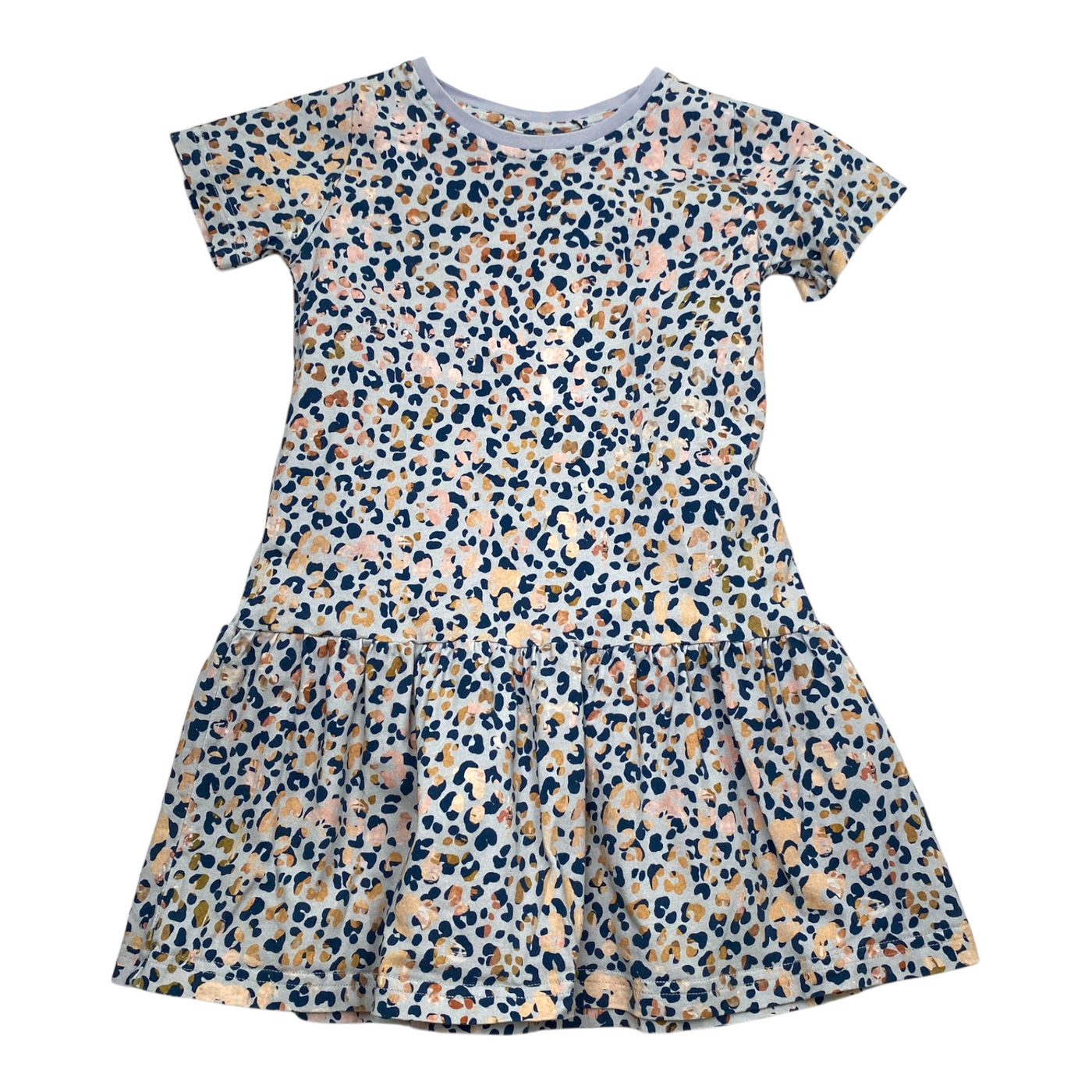 Kaiko dress, indigo leo | 98/104cm