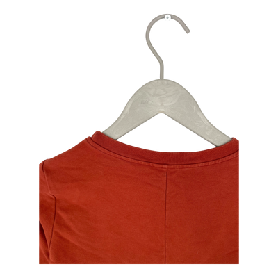 Kaiko ruffle sweat dress, rust | woman S