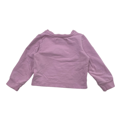 Gugguu sweatshirt, mauve | 92cm