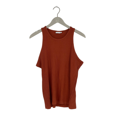 Riva Clothing rib tank, rust | woman 2XL
