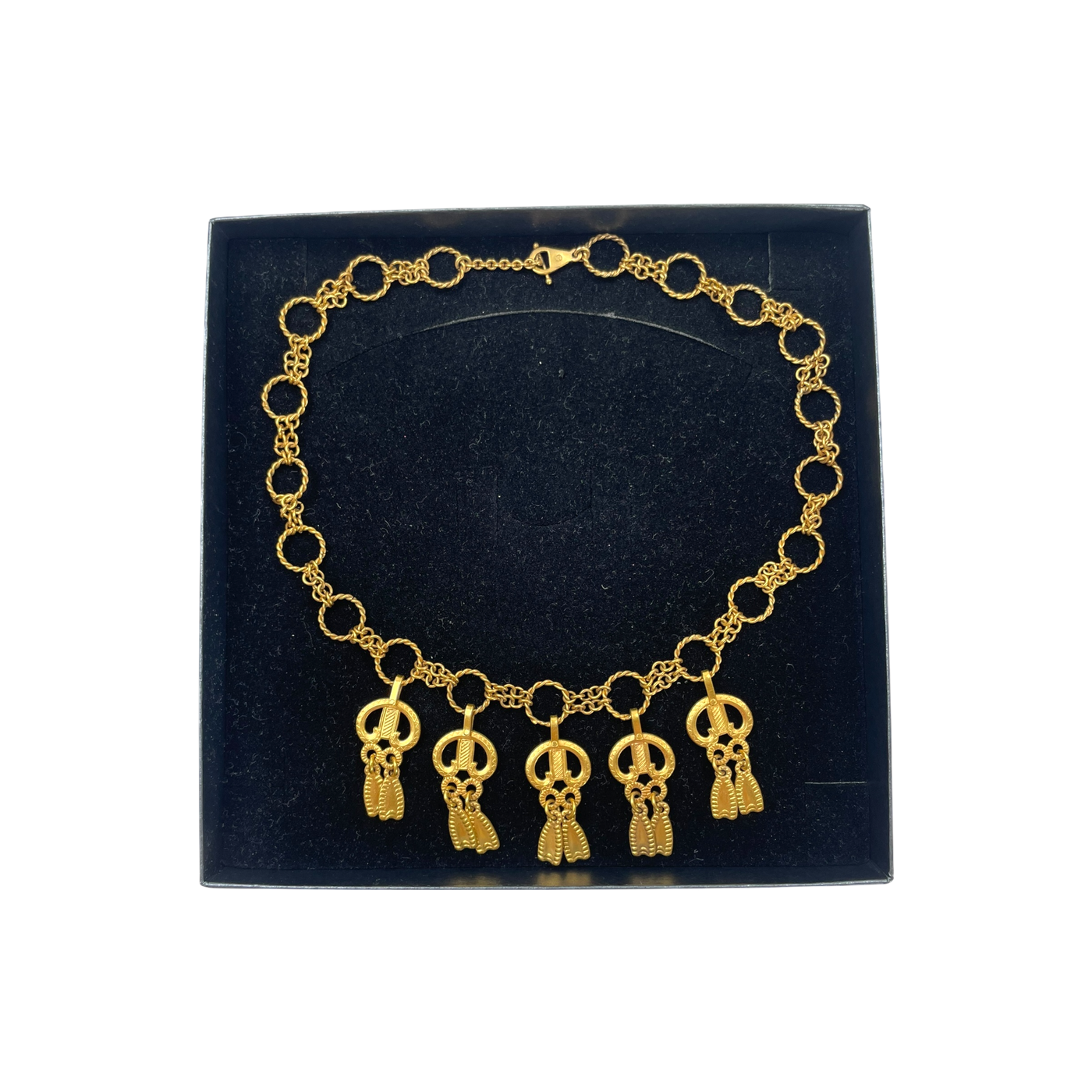 Kalevala Koru viipurin rinkilä necklace, bronze