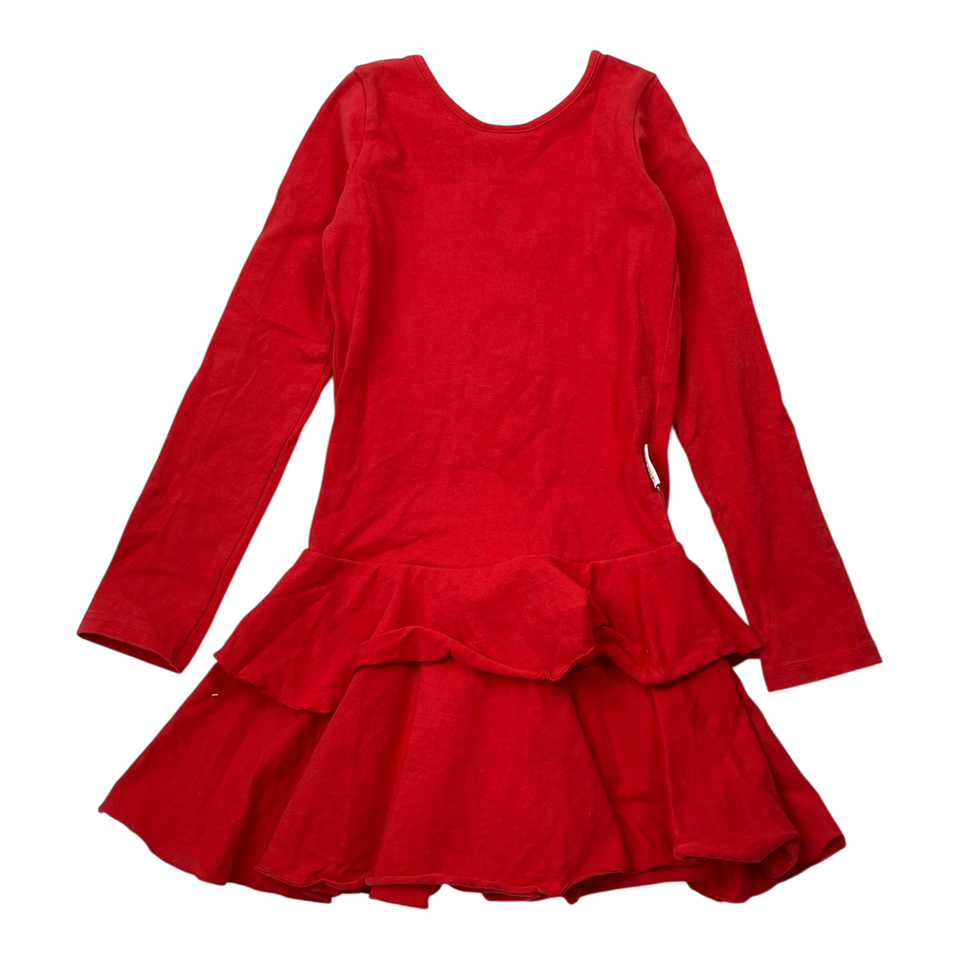 Gugguu frilla dress, red | 122cm