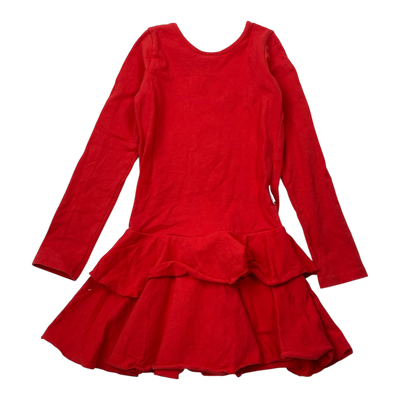 Gugguu frilla dress, red | 122cm