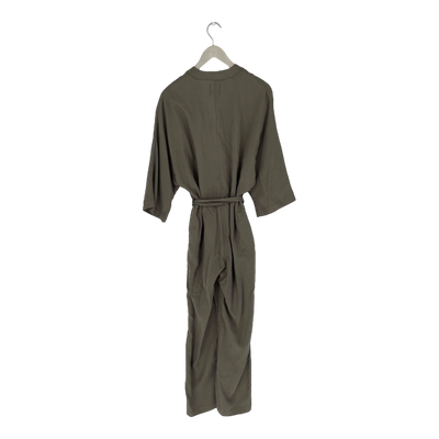 Hálo belted jumpsuit, sage green | woman S
