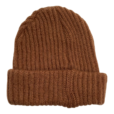Gugguu furry beanie, coffee | L