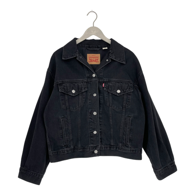 Levi's 90's trucker jacket, washed black | woman M