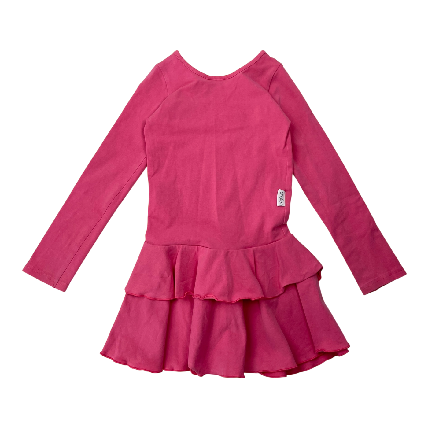 Gugguu frilla dress, pink | 104cm