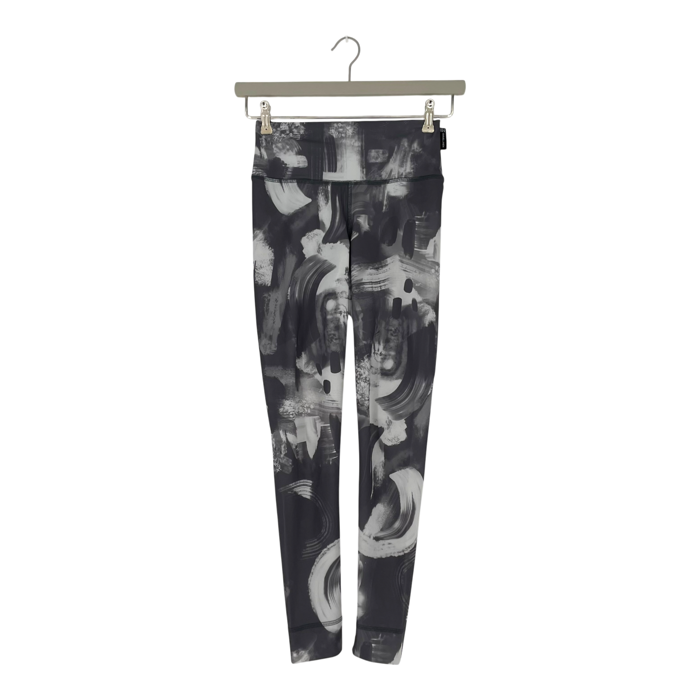 Ommellinen sport leggings, grey abstract | woman XS