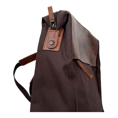 Harold's Bags wax backpack, brown