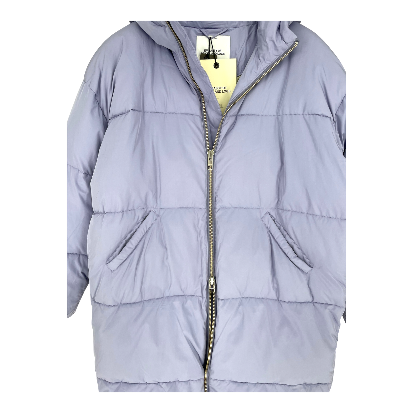 Embassy of Bricks and Logs elphin puffer jacket, lilac | unisex S