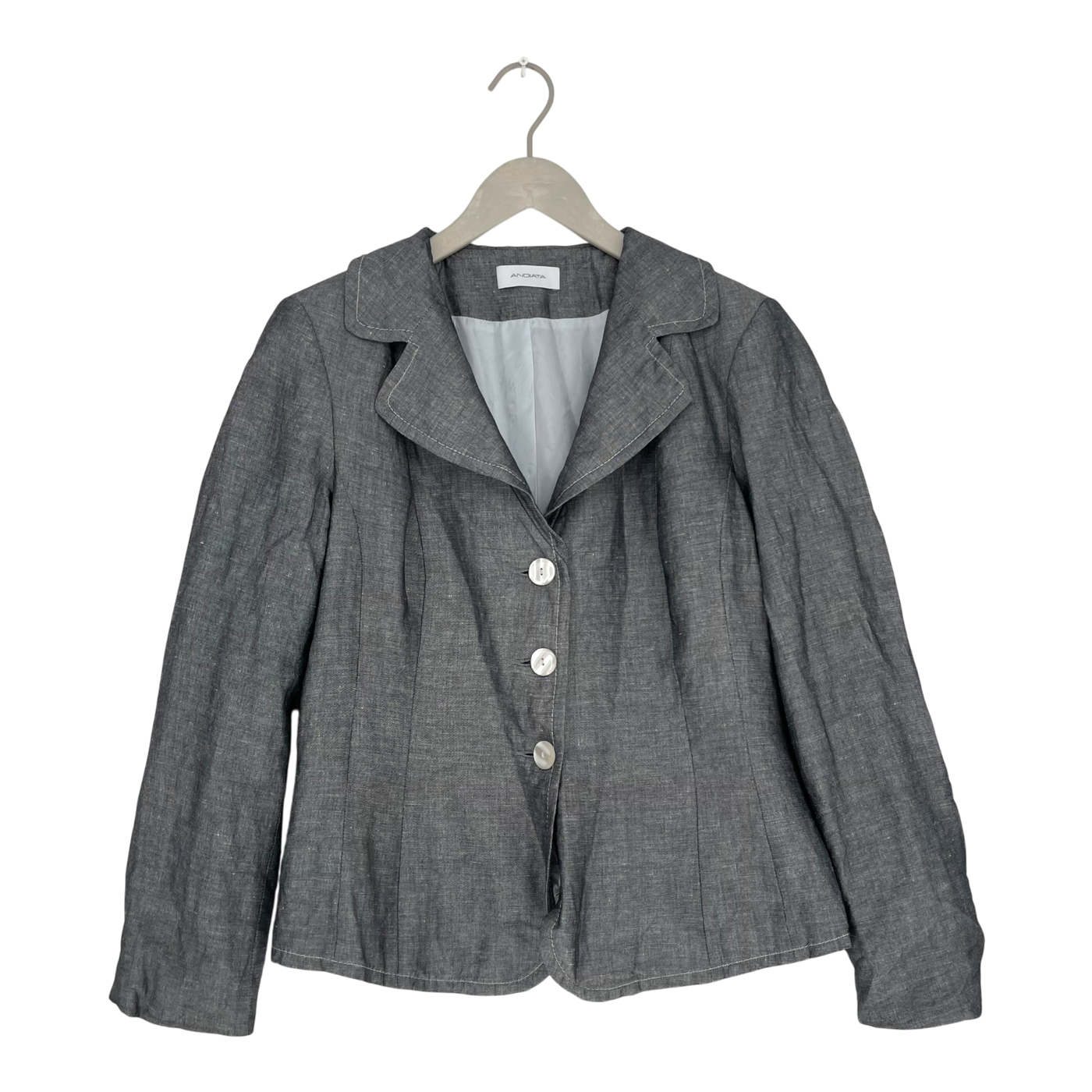 Andiata linen blazer, grey | woman 44