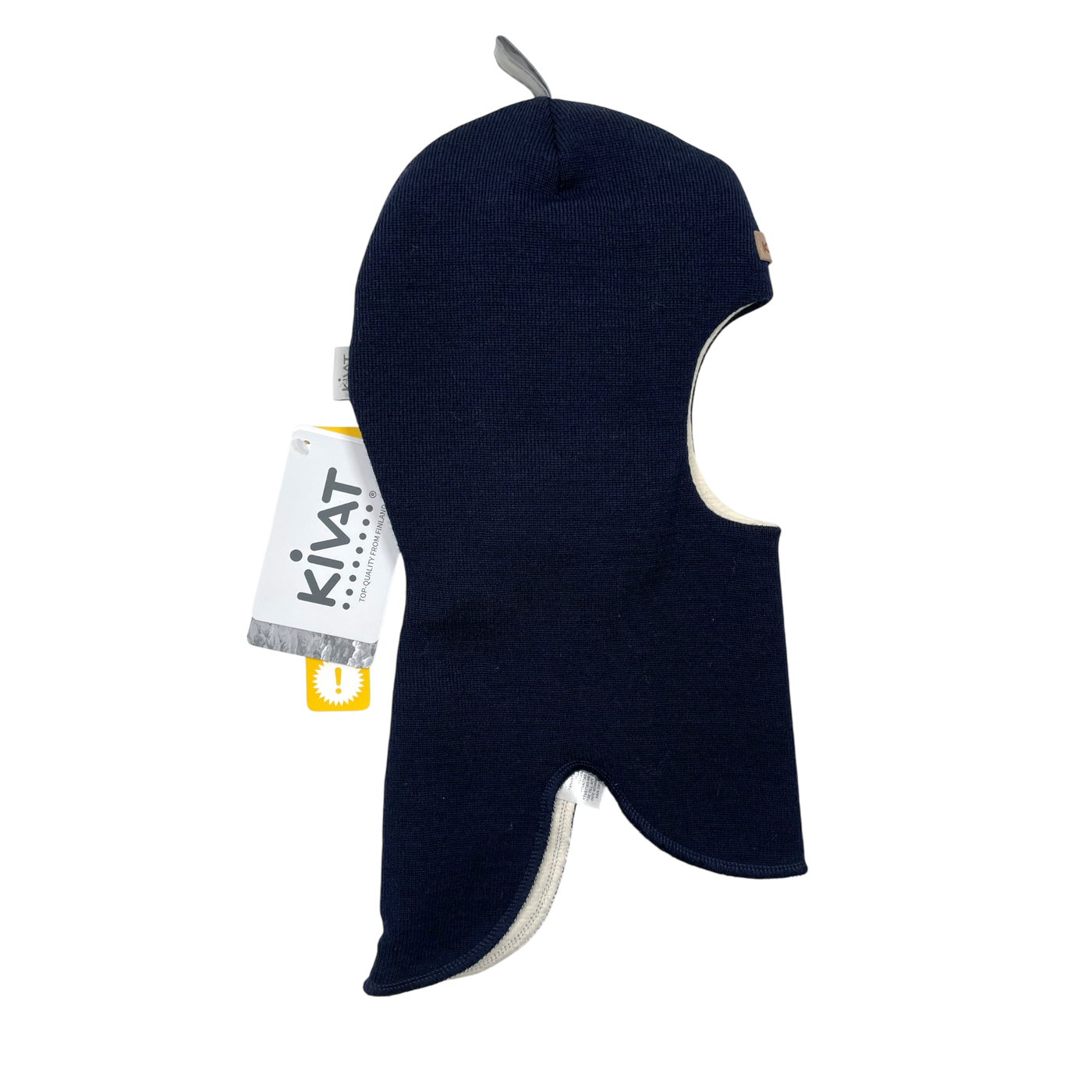 Kivat wool balaclava, navy blue | 2-4y
