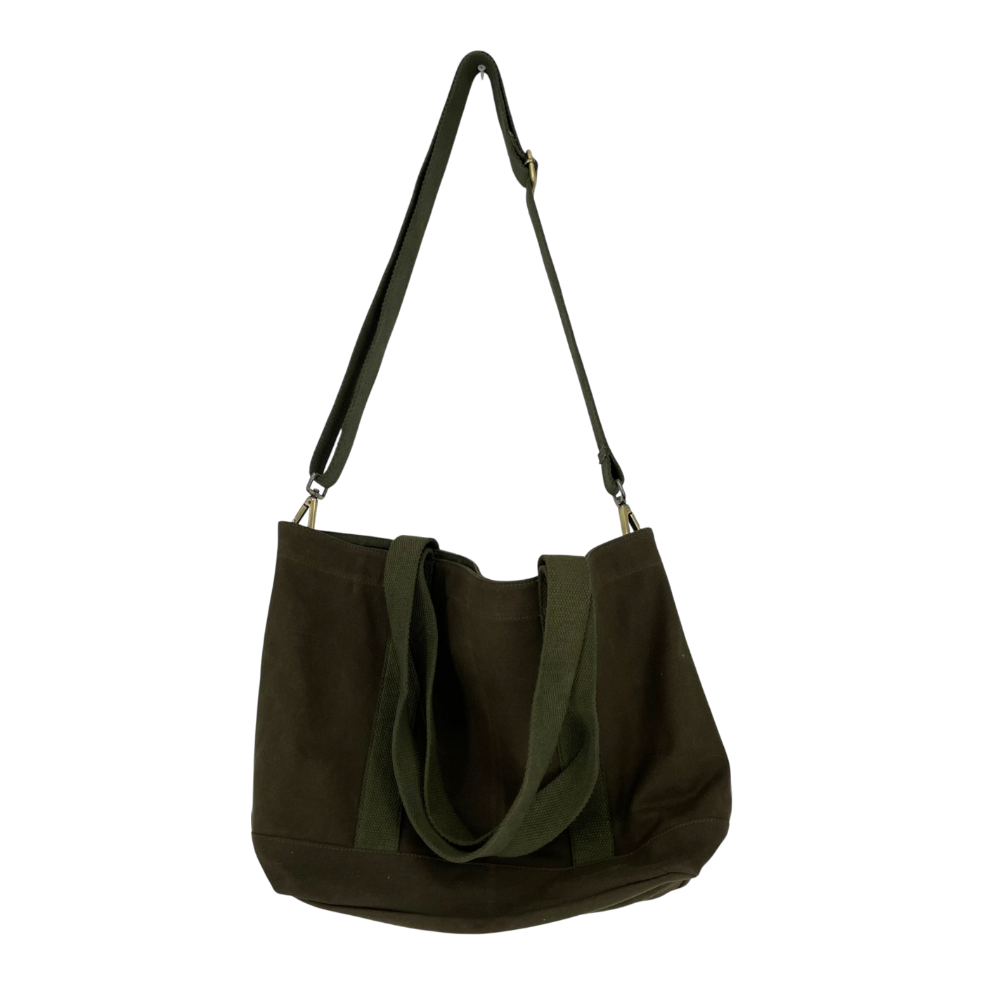 Holzrichter shopper tote bag, hunter green