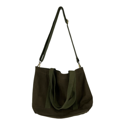 Holzrichter shopper tote bag, hunter green