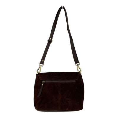 Holzrichter leather shoulder bag, brown
