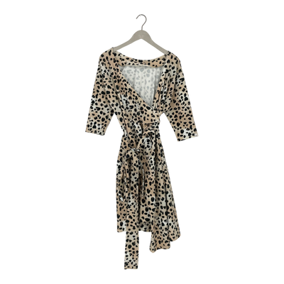 Nakoa wrap dress, leopard | woman M