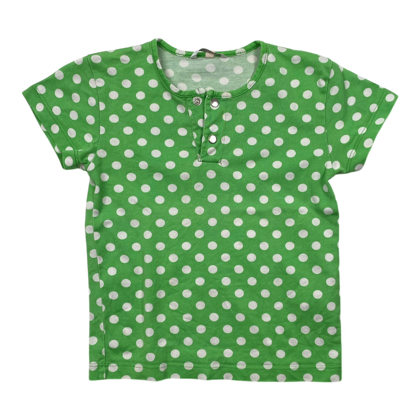 Marimekko t-shirt, green dots | 90cm