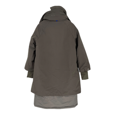 Embassy of Bricks and Logs Selma modular parka, black olive | woman S