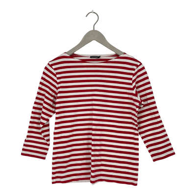 Marimekko stripe shirt, red/white | woman S