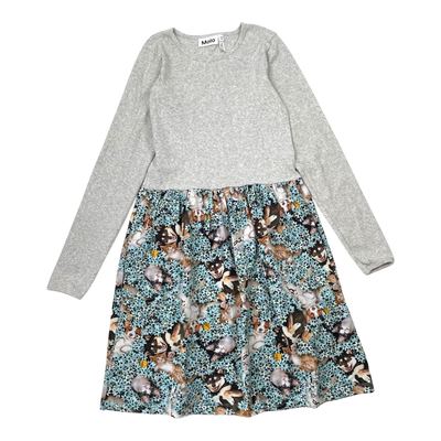 Molo credence tricot dress, park life print | 146/152cm