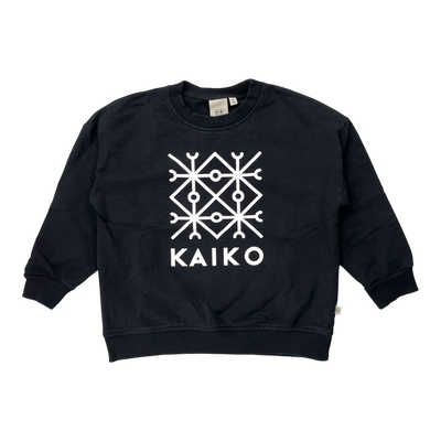 Kaiko logo sweatshirt, black | 98/104cm