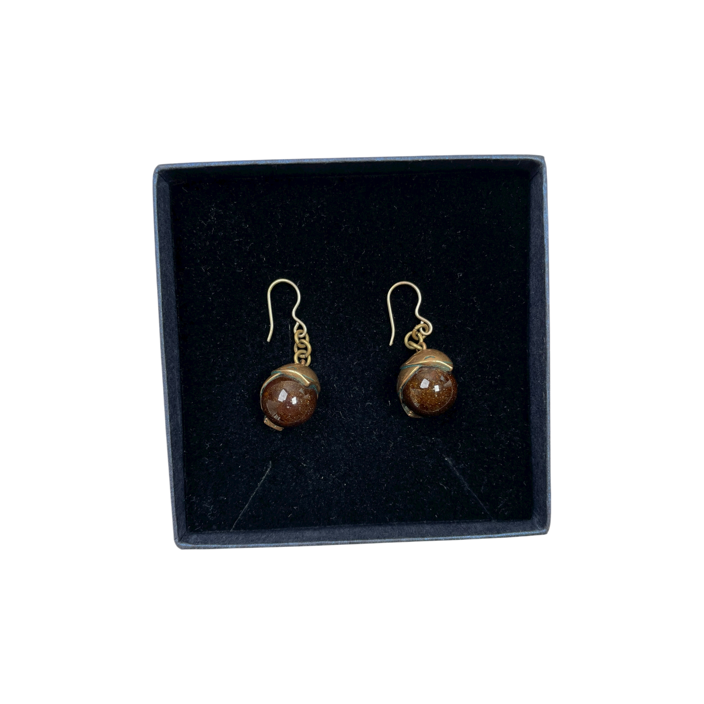 Kalevala Koru tintti earrings, bronze