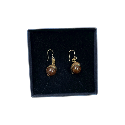 Kalevala Koru tintti earrings, bronze