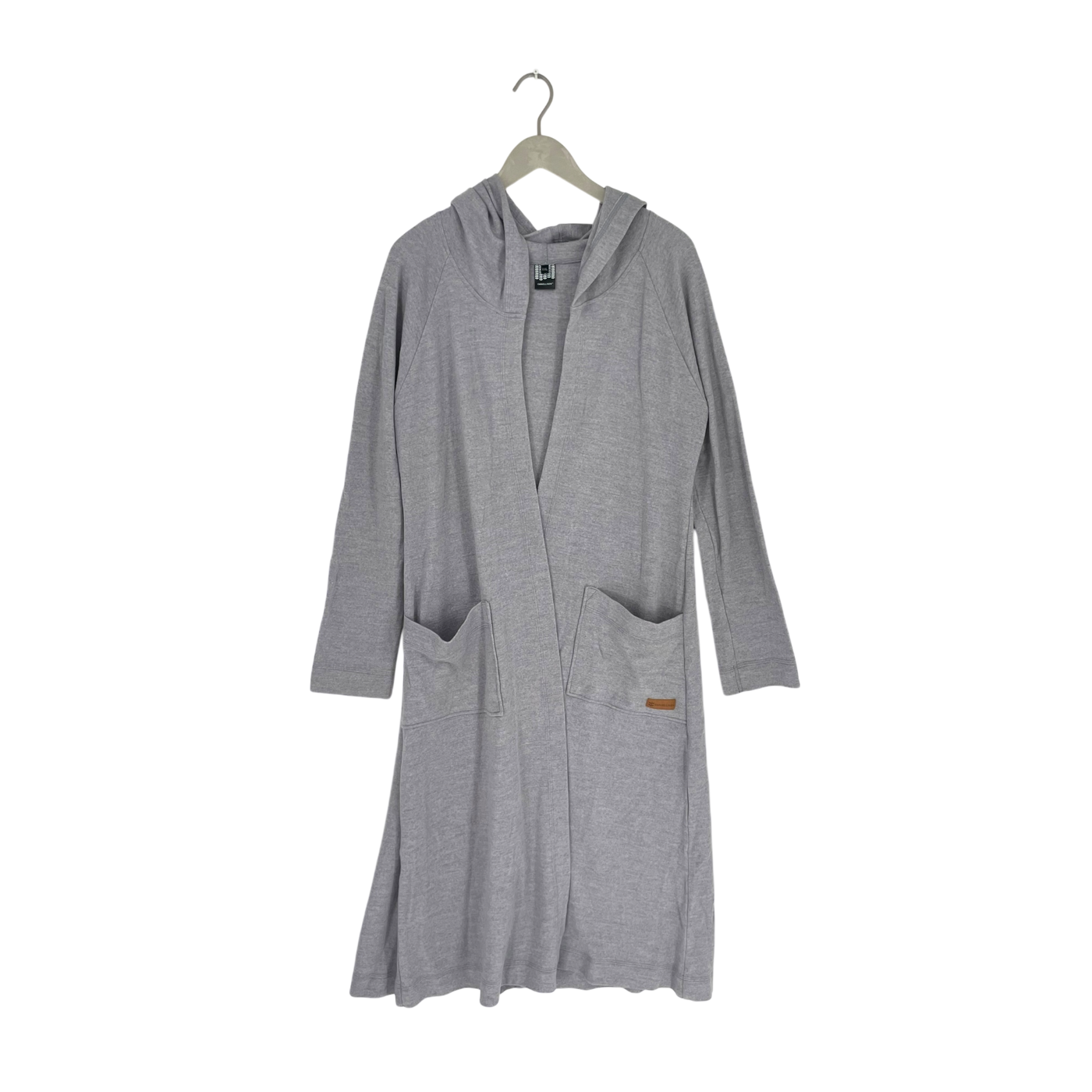 Ommellinen merino long cardigan, grey | woman XXL