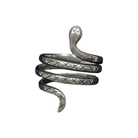 Kalevala Koru snake ring, silver