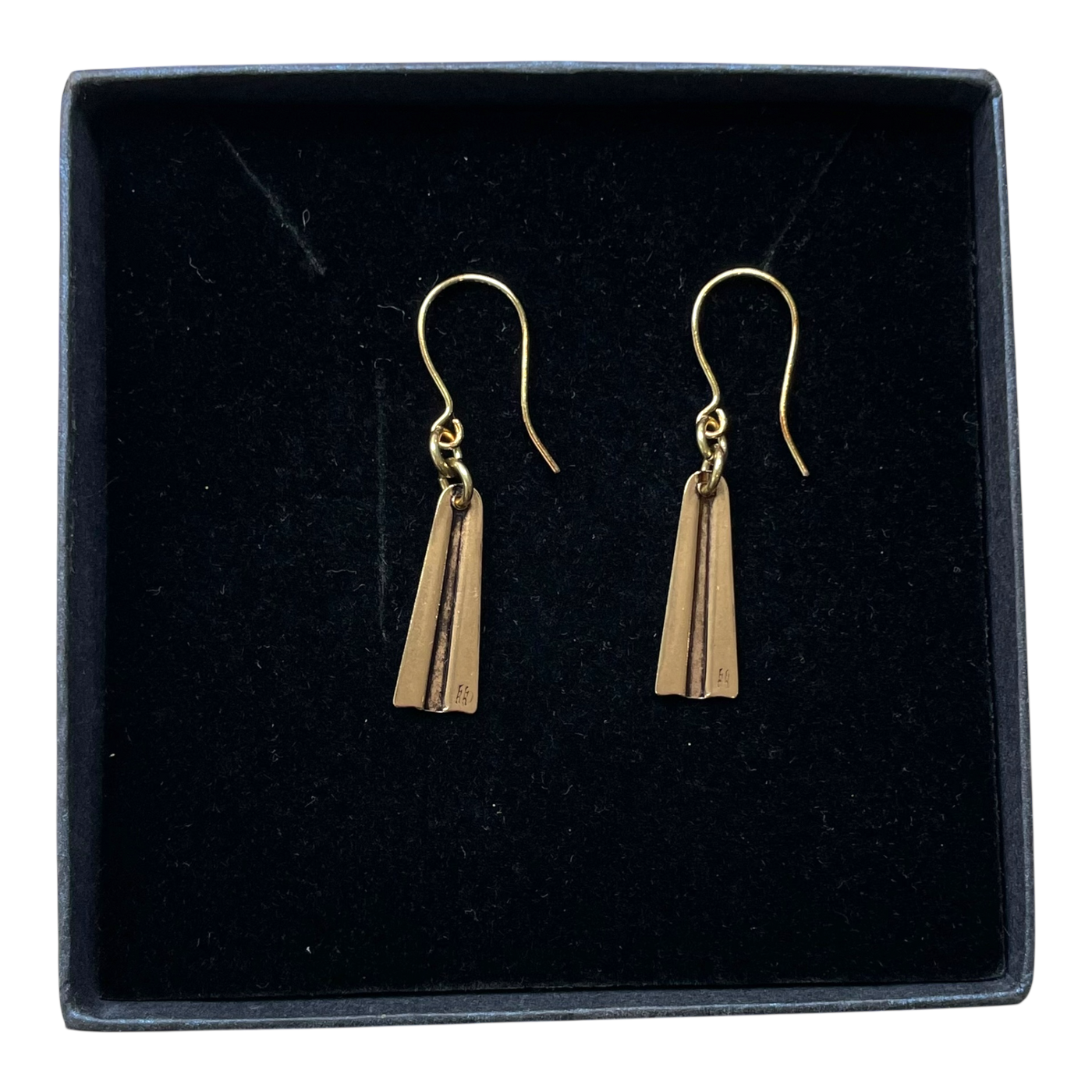 Kalevala Koru kuutar earrings, bronze