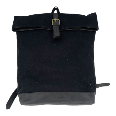 Holzrichter canvas backpack, black