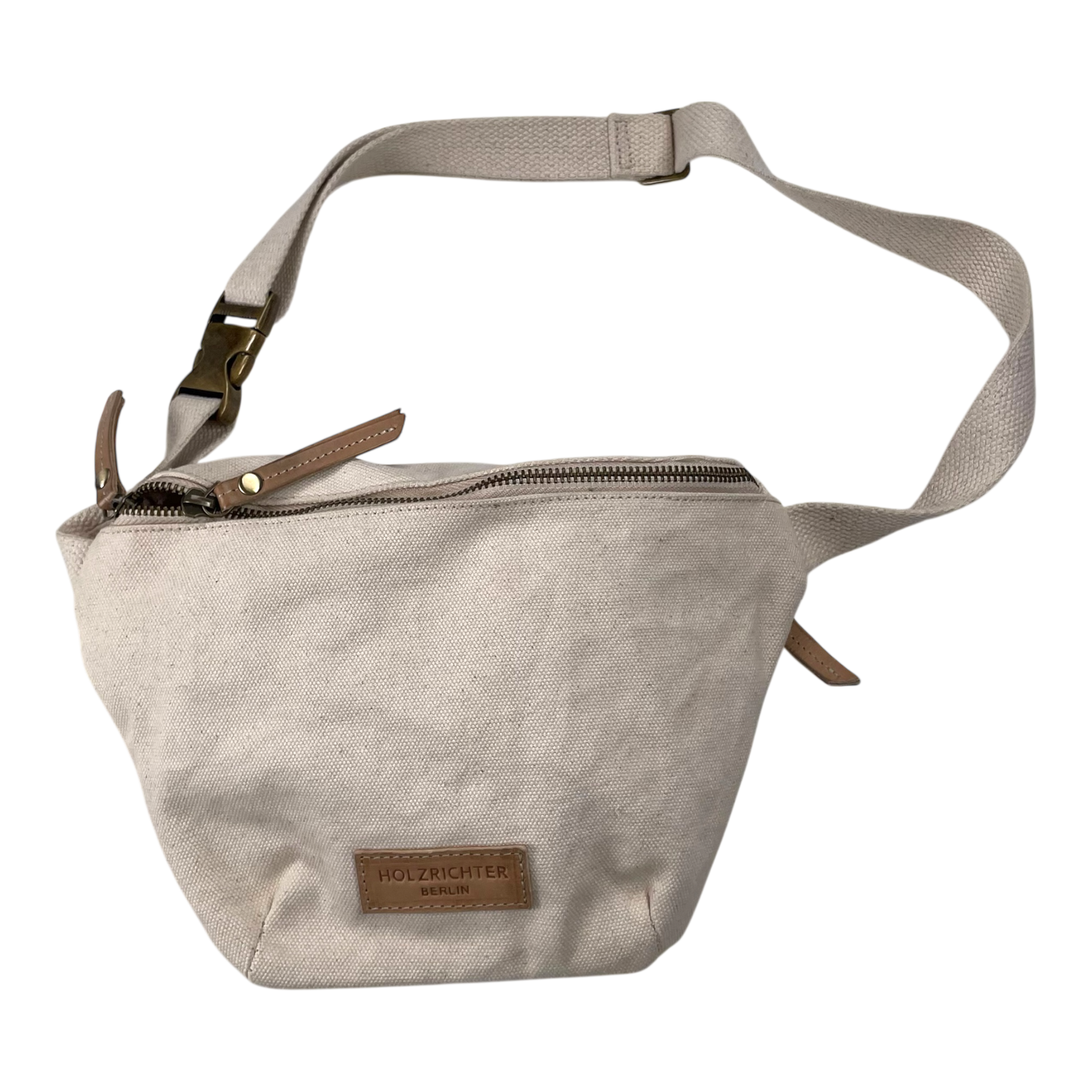 Holzrichter canvas bumbag, cream