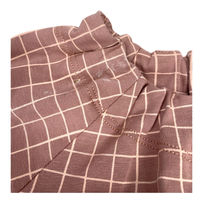 Papu pouch dress, squares | 122/128cm