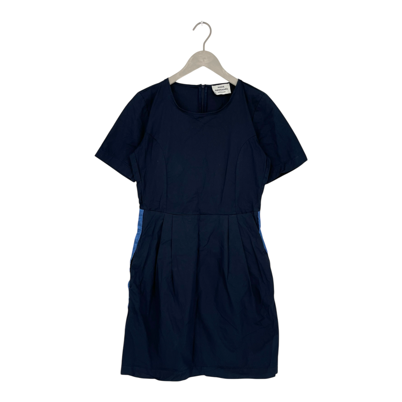 Mads Nørgaard crispy twill deily dress, dark blue | woman M