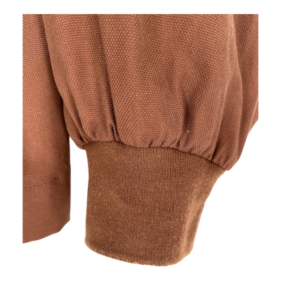 Esmé Studios pique shirt, brown | unisex S