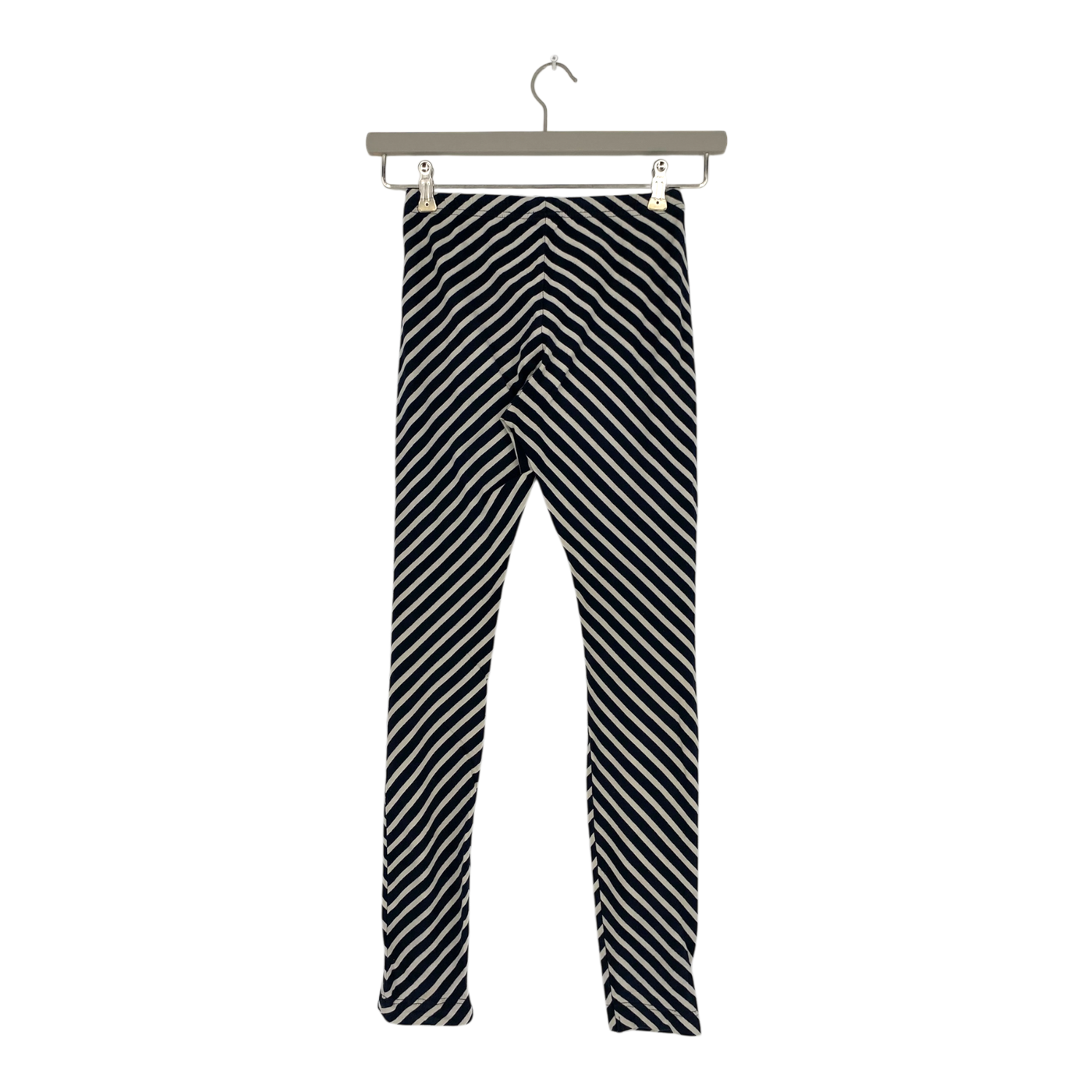 Papu stripe leggings, white/black | woman S