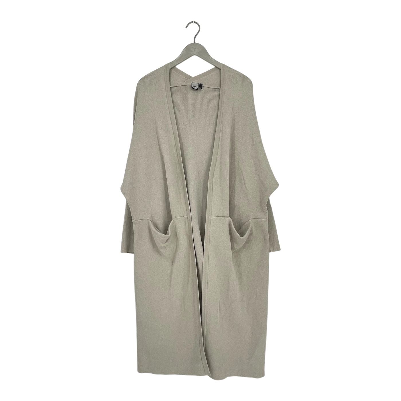 Papu long split cardigan, almond | woman M/L
