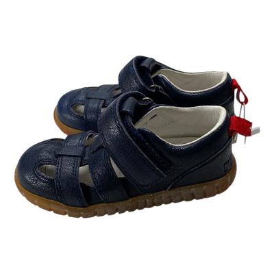 Reima leather sandals, navy blue | 23