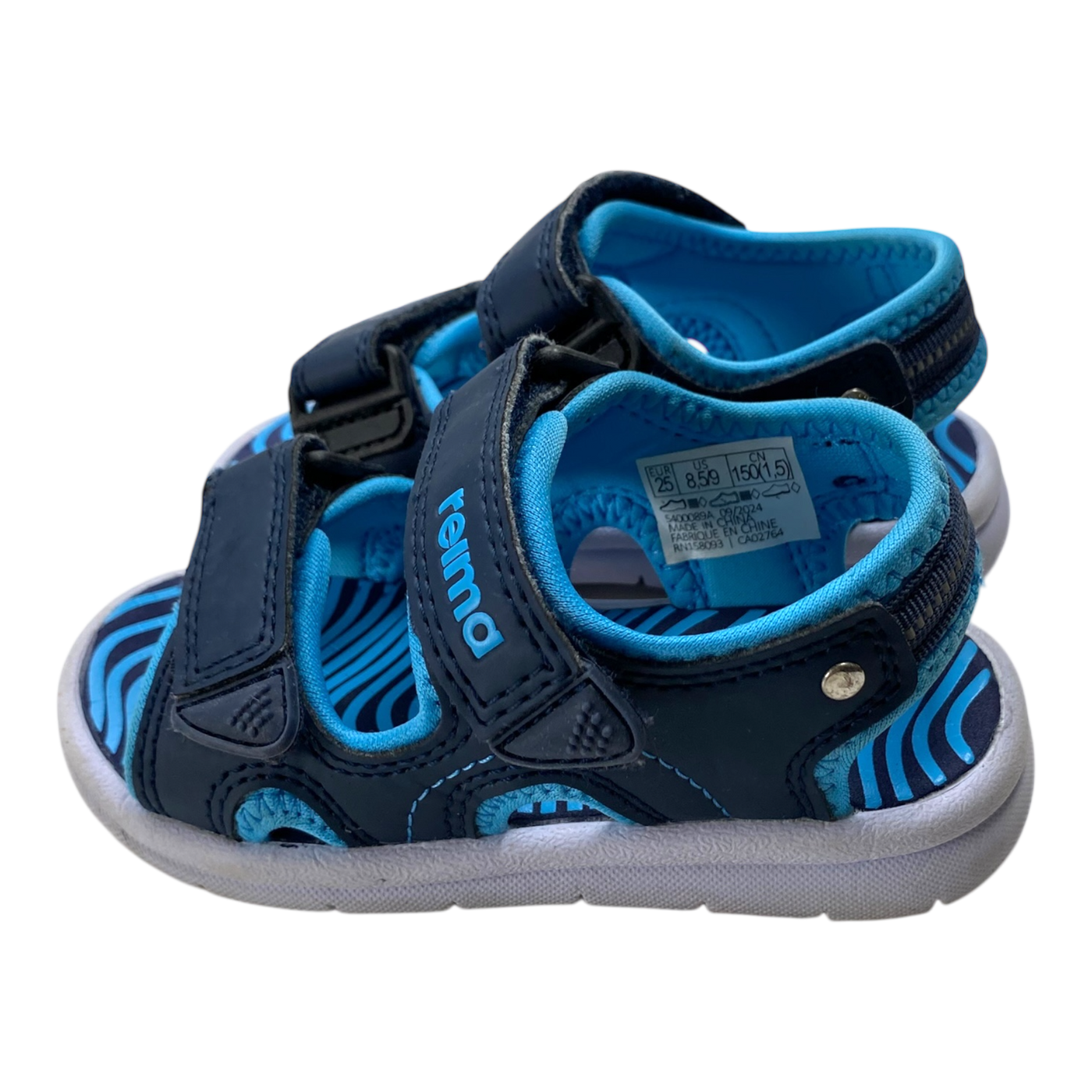 Reima bungee sandals, blue | 25