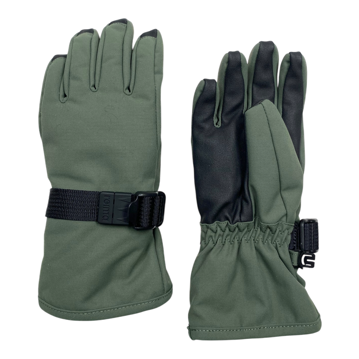 Reima tartu winter gloves, green | 2-4y