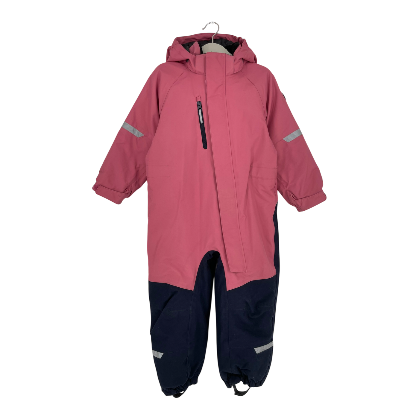 Polarn O. Pyret winter overall, blush/ dark blue | 104cm
