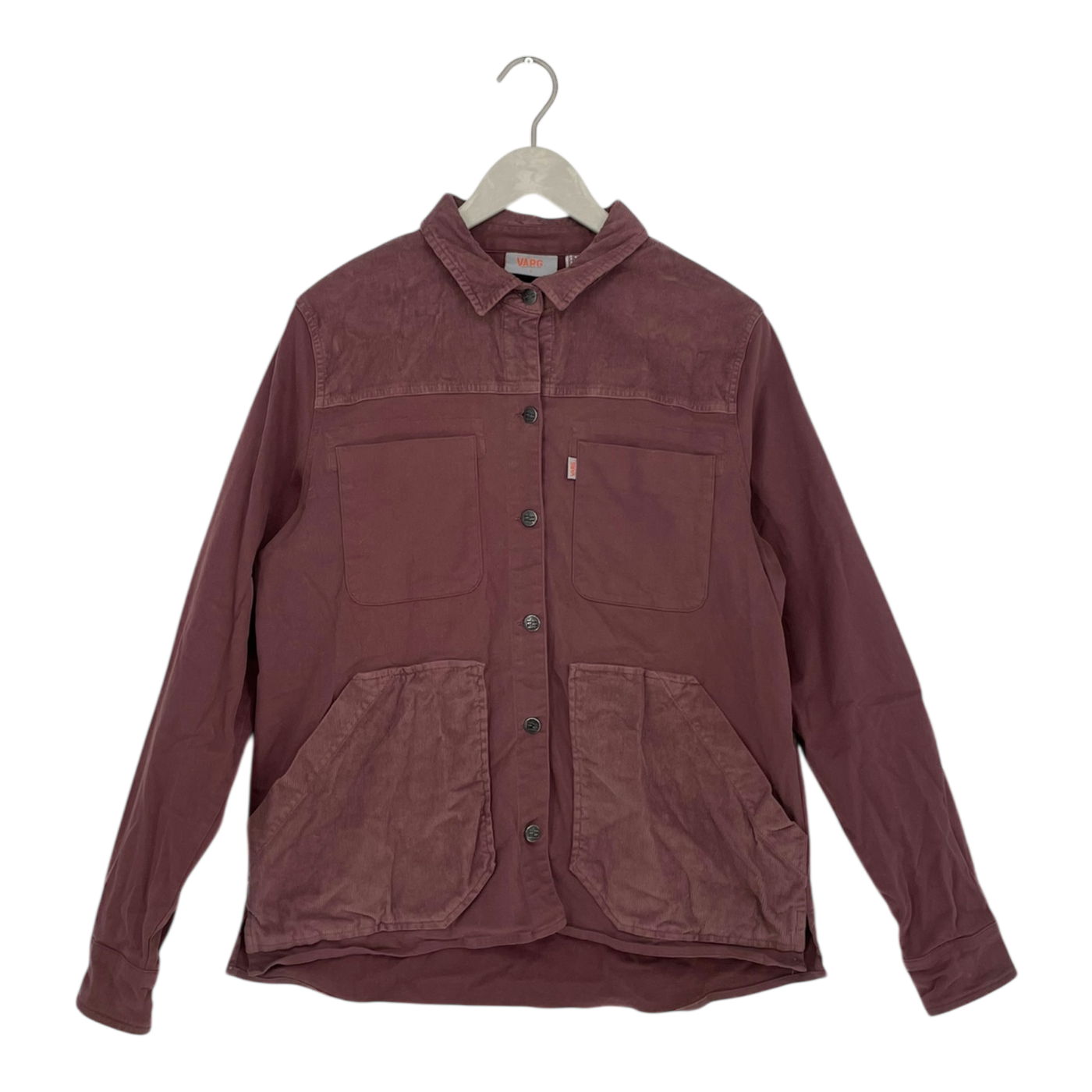 Varg haga shirt jacket, rust | woman L