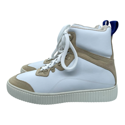 Embassy of Bricks and Logs leicester hiker solid boot, white/sand | 39