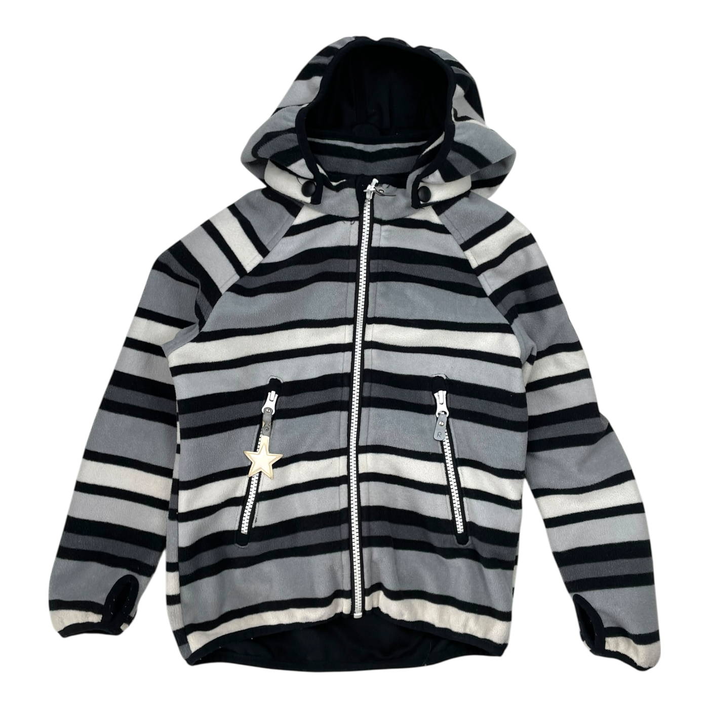 Reima windfleece jacket, stripes | 116cm